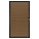 NewTechWood WPC Sichtschutzzaun Stecksystem Zauntor Modena 0