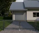 HORI Doppelflügeltor F für Doppelstabmattenzaun 1