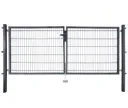 HORI Doppelflügeltor F für Doppelstabmattenzaun 0