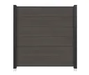 NewTechWood WPC Sichtschutzzaun Stecksystem Castello XXL 1