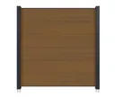 NewTechWood WPC Sichtschutzzaun Stecksystem Castello XXL 0
