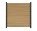 NewTechWood WPC Sichtschutzzaun Stecksystem Modena Rhombus 2
