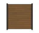 NewTechWood WPC Sichtschutzzaun Stecksystem Portland 0