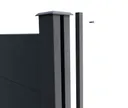 HORI WPC Sichtschutzzaun Stecksystem Nutleiste 0