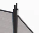 HORI WPC Sichtschutzzaun Stecksystem Safety Nutleiste 0