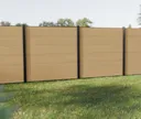 HORI WPC Sichtschutzzaun Stecksystem Aarhus XXL 2