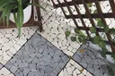 HORI Klickfliesen Steinfliese Steine grau 3
