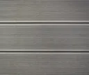 HORI Terrassendielen WPC Basic Hohlkammer grau einseitig geriffelt 20 x 120 mm 1