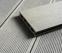 HORI Terrassendielen WPC Basic Hohlkammer grau einseitig geriffelt 20 x 120 mm 5