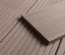 HORI Terrassendielen Komplettset WPC Langeoog rot-braun 16 x 163 mm 2