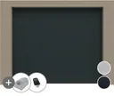 HORI Garagentor BASIC M-Sicke Woodgrain Sektionaltor Komplettset 0