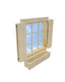 Lasita Maja Zubehör Blumenkasten für Doppelfenster 1