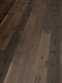 HORI Parkett Eiche Altholz Carbon gebürstet Landhausdiele rauchschwarz geölt 2