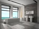 DOMIZIL PVC freier Klick-Designboden Aqua Eiche shabby steingrau Landhausdiele 4