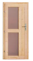 Karibu Sauna-Haus Heikki Eckeinstiegieg Türe Milchglas 38 mm 4