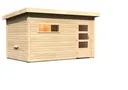 Karibu Sauna-Haus Komplettset Svaneke Türe Modern 38 mm 1