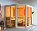 Karibu Multifunktions-Sauna Ava Eckeinstieg 68 mm 13