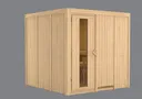 Karibu System-Sauna Rodin Fronteinstieg 68 mm 1