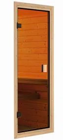 Woodfeeling System-Sauna Faurin Eckeinstieg 68 mm 3