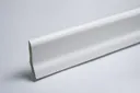 HORI Sockelleiste Esche furniert deckend weiss versiegelt 0
