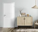 HORI Zimmertür Viana Weißlack RAL9010 Röhrenspan Eckkante 1