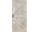 INDO Barndoor Teak Colored White washed 1