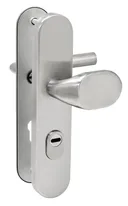 HORI Schallschutztür Wohnungseingangstür CPL Lärche hell quer strukturiert SK1 Vollspan Rundkante Komplettset 8