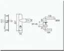 HORI Schutzbeschlag Edelstahl Gehrungsform 2