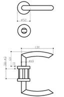 HORI Zimmertür CPL Weiß RAL9010 mit Lichtausschnitt Röhrenspan Rundkante Komplettset 11