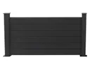 HORI WPC Sichtschutzzaun Stecksystem Anbauset 0