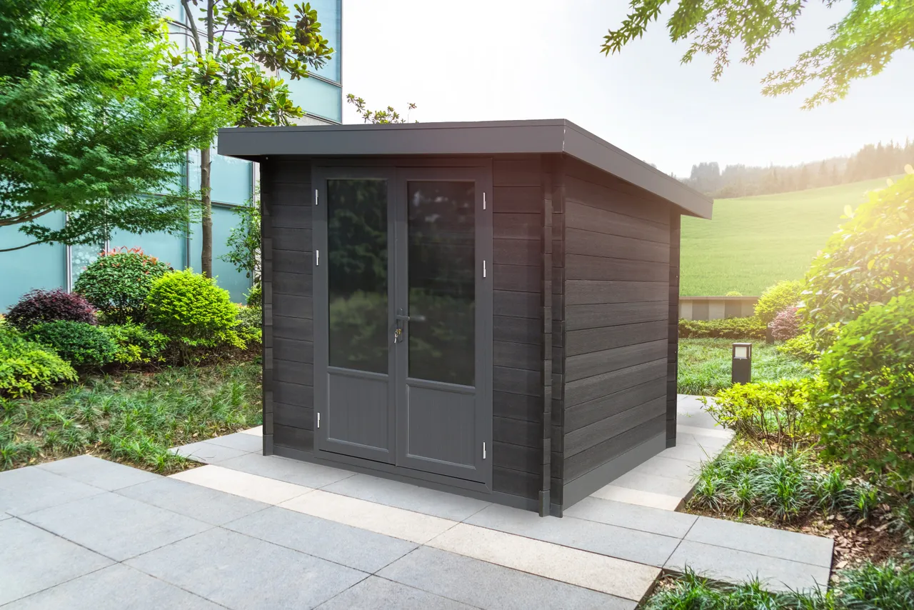 HORI Gartenhaus WPC Pultdach