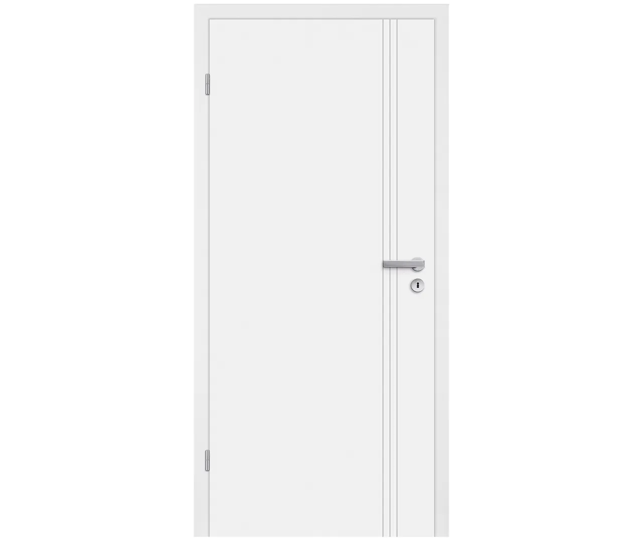 HORI Zimmertür Palma Signalweiß RAL9003 Röhrenspan Designkante ...