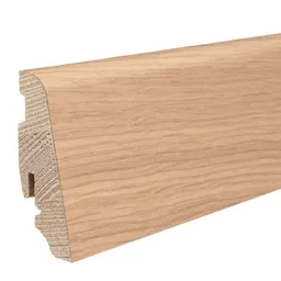 HARO Sockelleiste Eiche puroweiß furniert geölt 0