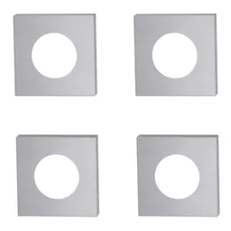 GRIFFWERK Außen-Rosette Sieger Design Quadrat Edelstahl matt 0