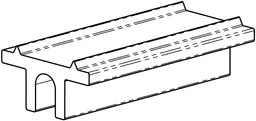 Lignodur terrafina Klemmstein Fixierungseinsatz Terrafina Schwarz 0