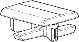 Lignodur terrafina Abstandhalter 3mm Schwarz 0