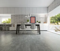 HORI Klick-Hartvinylboden Rigid SPC XXL Fliesenformat Porfido di Trentino Steinstruktur 0