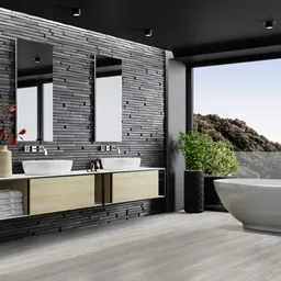 Gerflor Klick-Vinylboden Virtuo 55 Rigid Acoustic Bohem Dark Grey (Eir) Landhausdiele 0