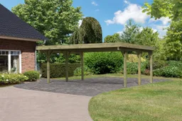 Karibu Doppelcarport Classic 0