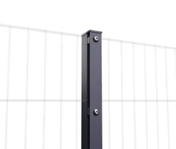 HORI Pfosten F für Doppelstabmattenzaun Höhe 83 cm 0