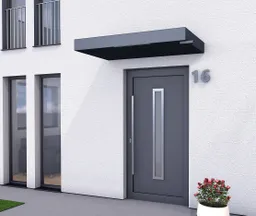 Gutta Vordach Haustür BS PLUS aluminium 0