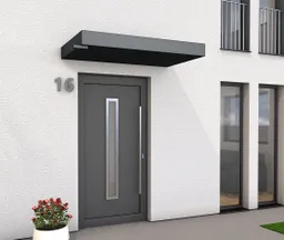 Gutta Vordach Haustür BS PLUS aluminium 0