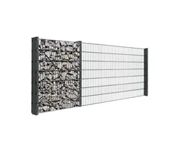 HORI Gabionenzaun Kurzlänge Kombi Komplettset 0