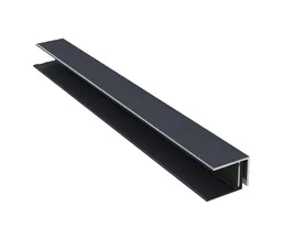 HORI Aluminium Fassade Abschlussprofil Anthrazit 0
