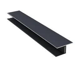 HORI Aluminium Fassade Übergangsprofil Anthrazit 0
