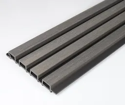 HORI WPC Fassadenverkleidung Rhombus grau Bi-Color 26 x 219 mm 0