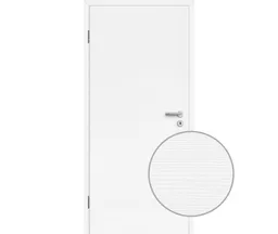 HORI Schallschutztür Wohnungseingangstür CPL Eiche weiß strukturiert quer SK2 Vollspan Designkante 0