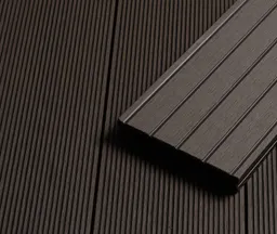 HORI Terrassendielen WPC Antigua Hohlkammer braun grob / fein geriffelt 21 x 146 mm 0