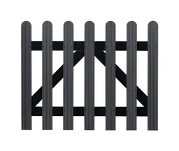 HORI WPC Vorgartenzaun Zauntor Göteborg 0