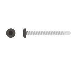HORI Fassadenprofil Schrauben Set grau 4,2 x 38 mm 0